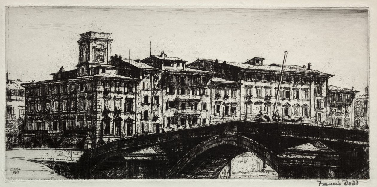 Ponte di Mezzo, Pisa de Francis Dodd