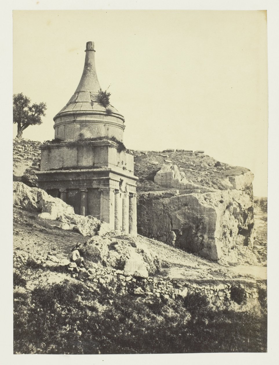 Tumba de Absalón, Jerusalén de Francis Frith