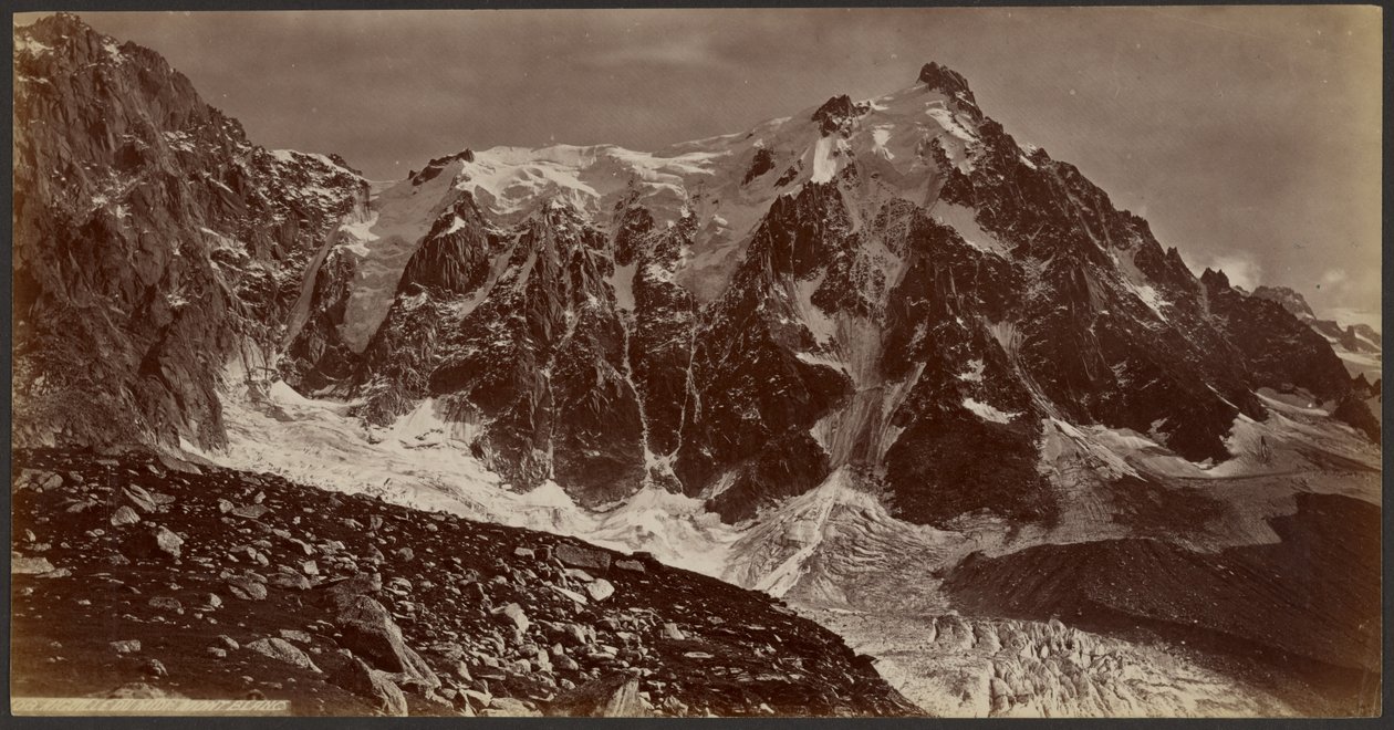Aiguille du Midi: Monte Blanco de Francis Frith
