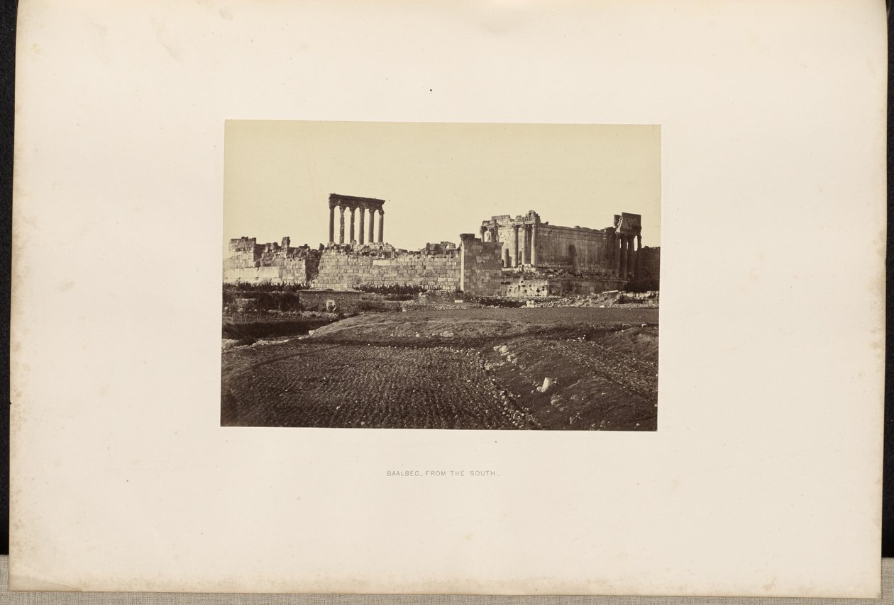 Baalbec, Desde el Sur de Francis Frith