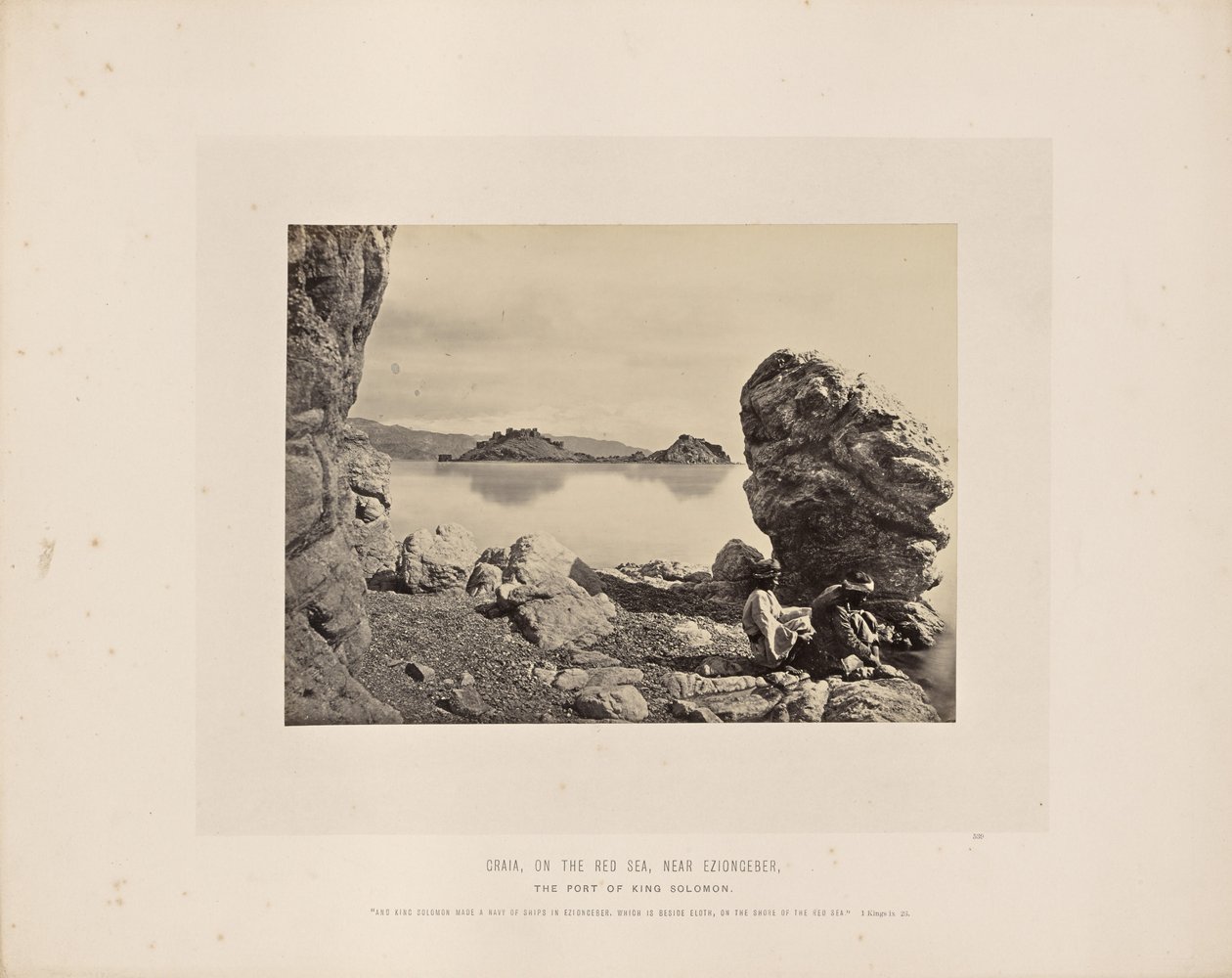 Graia, en el Mar Rojo, cerca de Eziongeber de Francis Frith