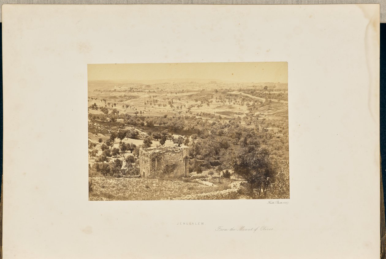 Jerusalén, desde el Monte de los Olivos de Francis Frith