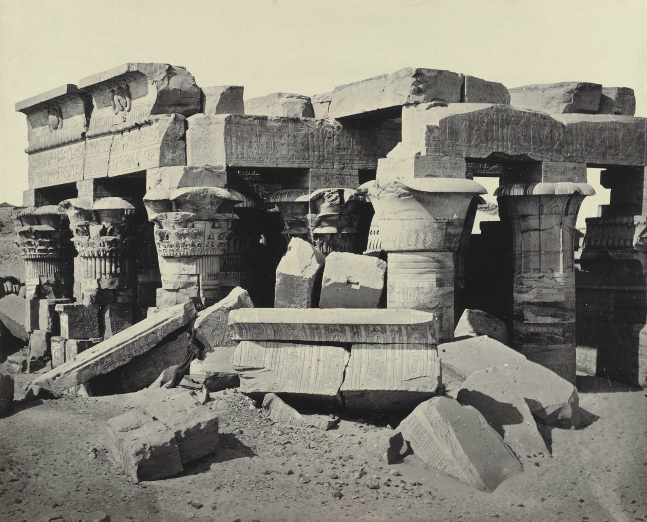 Kom Ombo, c. 1858 de Francis Frith