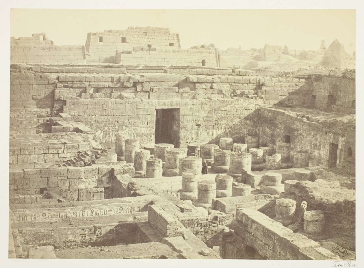 Nueva Excavación en Medinet-Haboo de Francis Frith