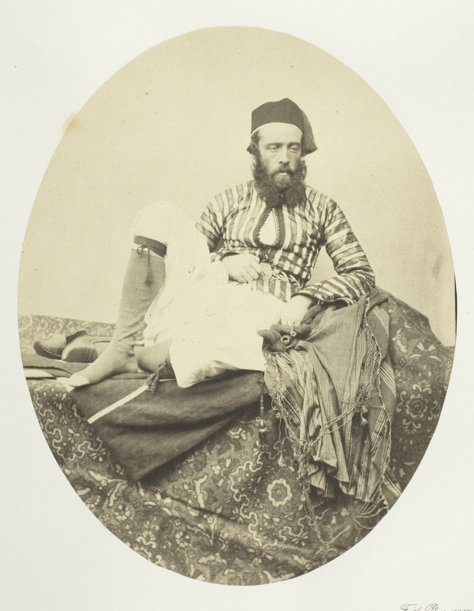 Retrato, Traje de Verano Turco de Francis Frith