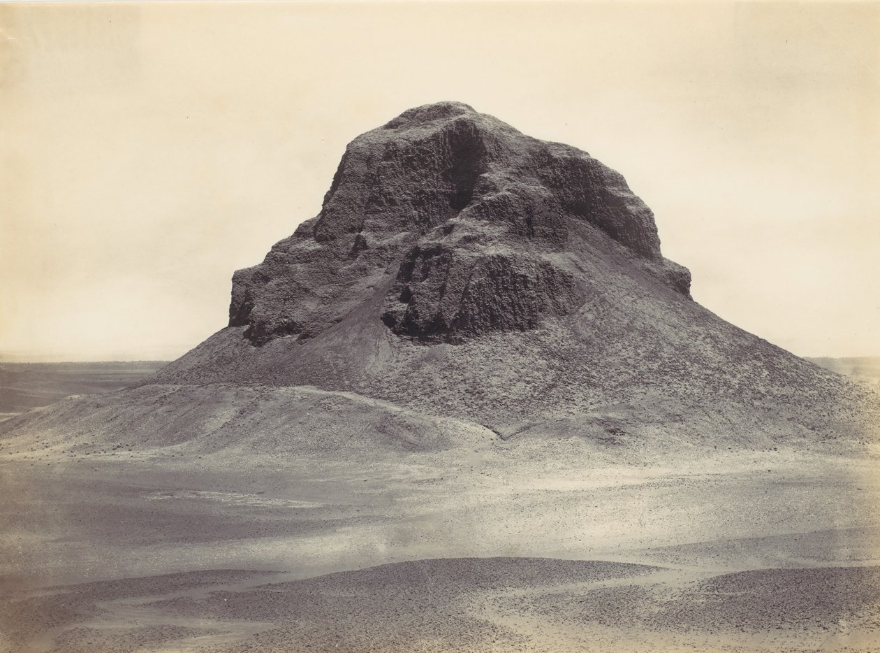 Pirámide en Dahshur de Francis Frith