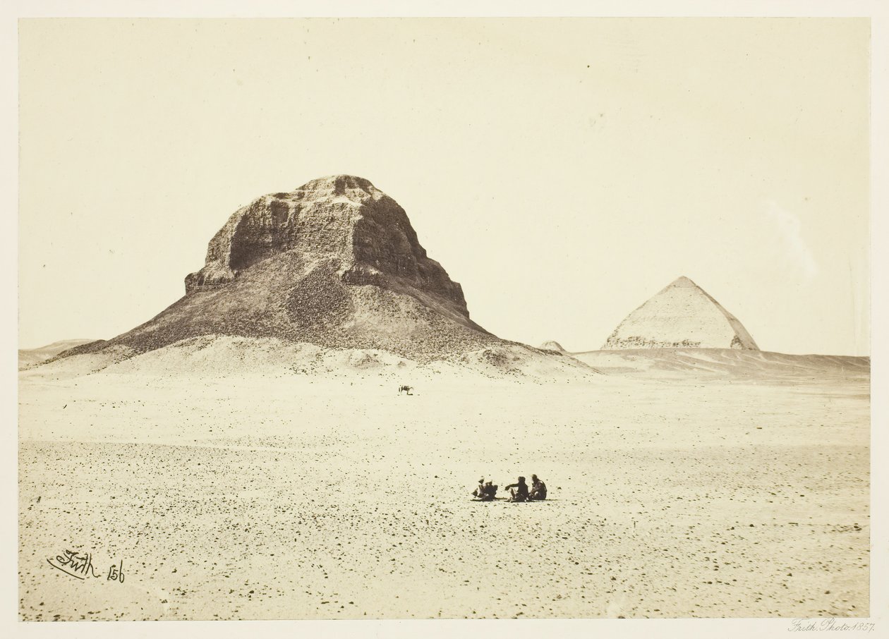 Las Pirámides de Dahshoor, 1857 de Francis Frith