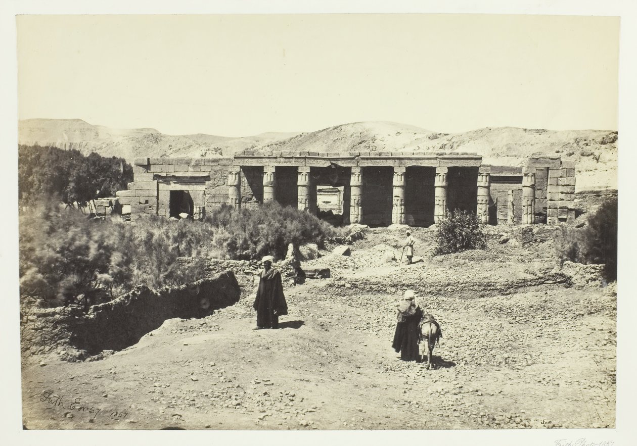El Templo de Goorneh, Tebas de Francis Frith