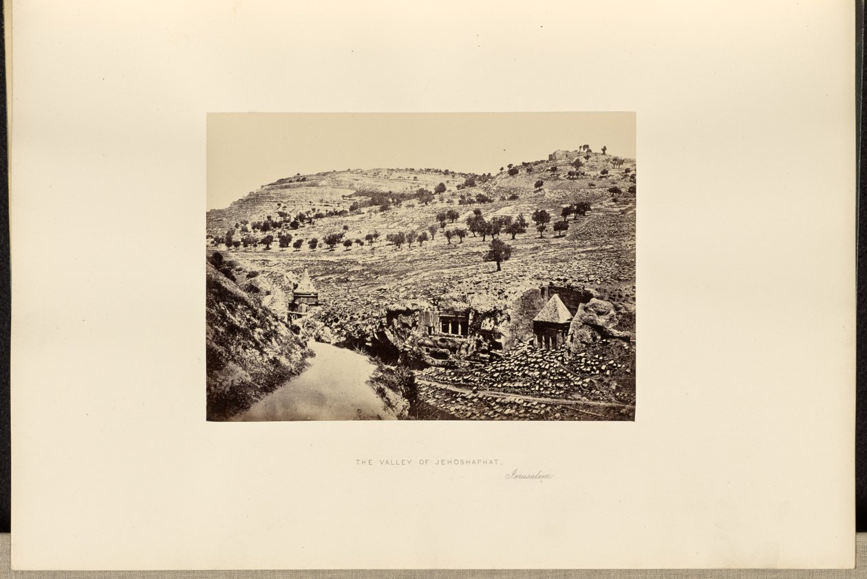 Valle de Josafat, Jerusalén de Francis Frith