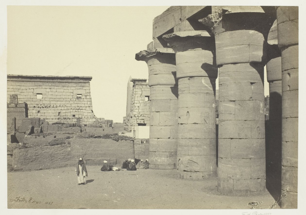 Vista en Luxor de Francis Frith