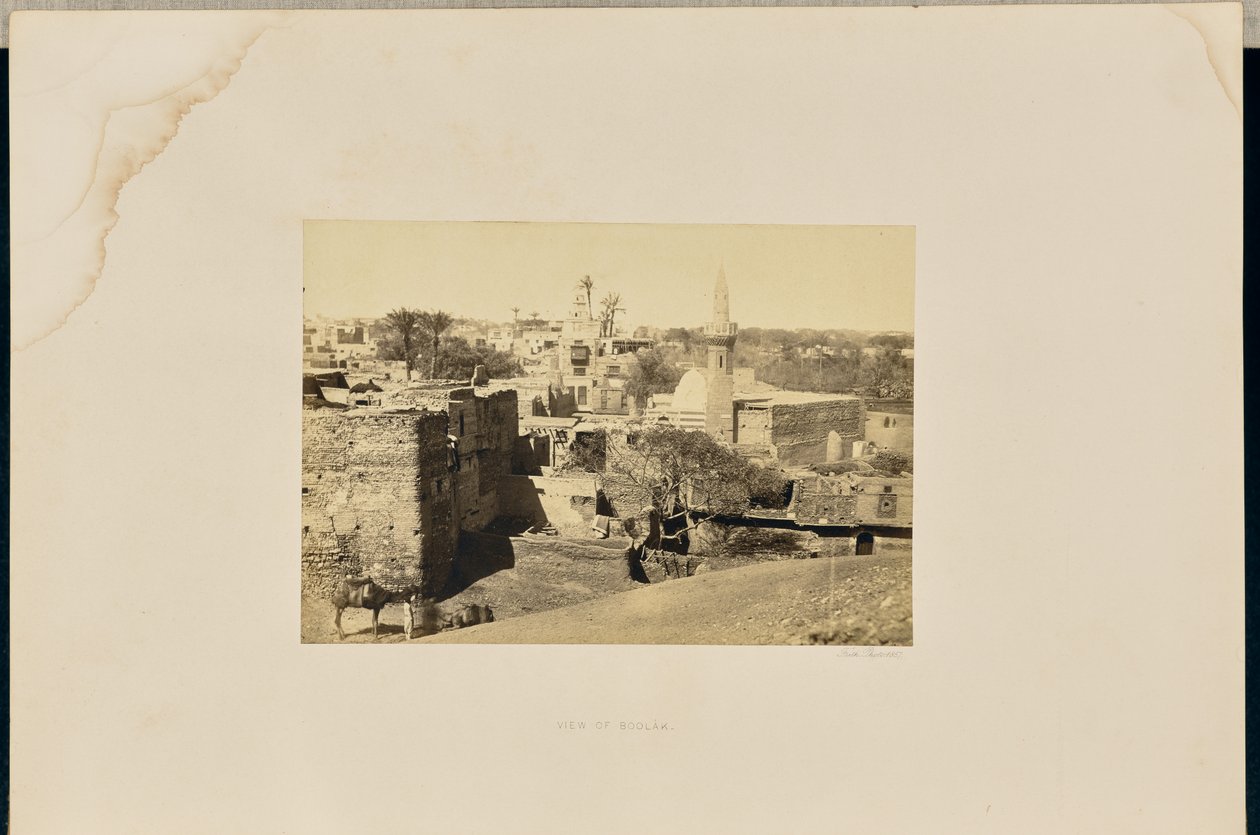 Vista de Boolak de Francis Frith