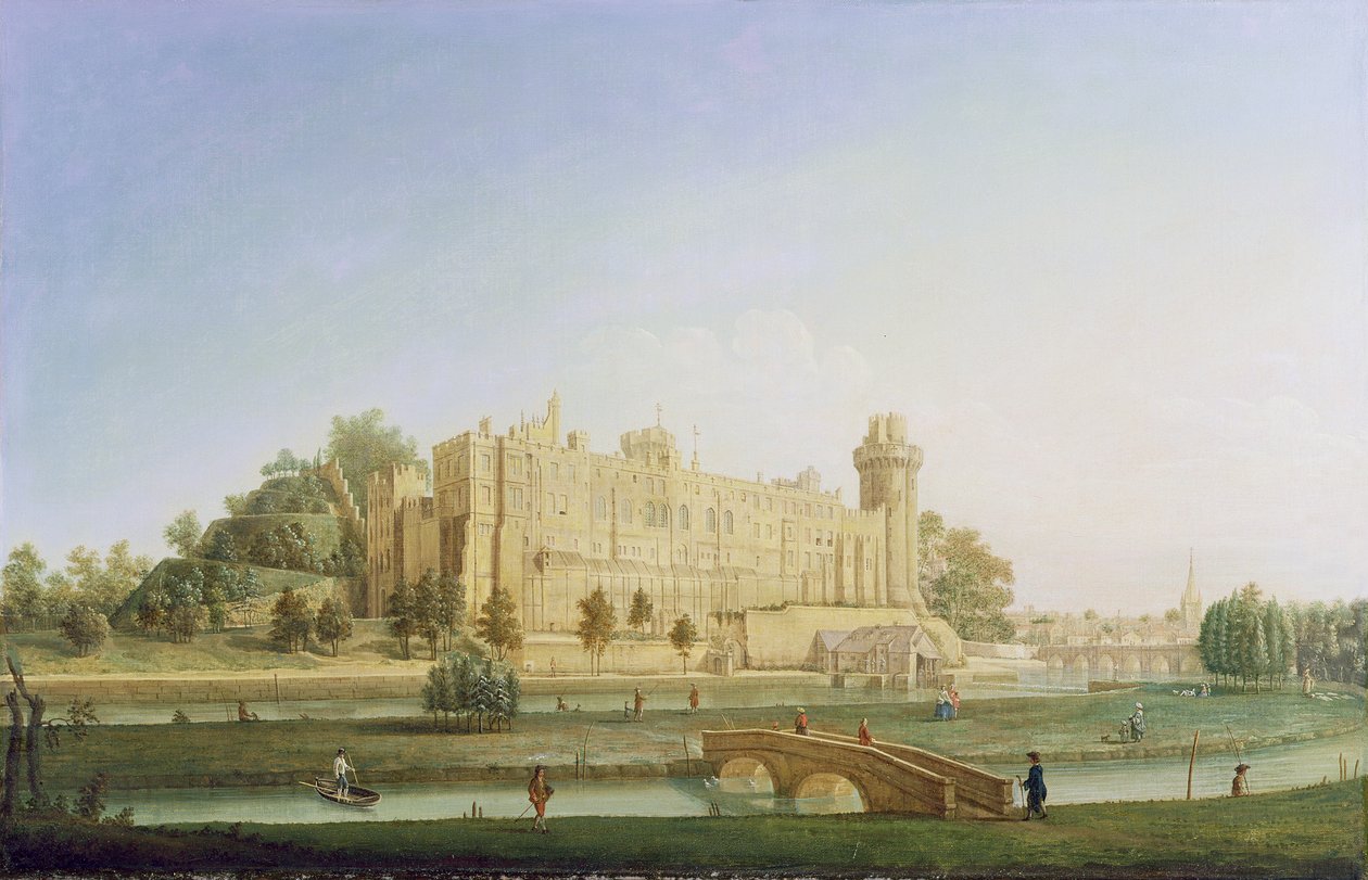 Castillo de Warwick, c.1764 de Francis Harding