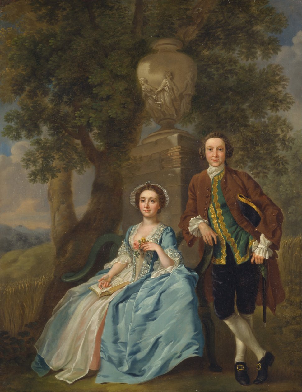 George y Margaret Rogers de Francis Hayman