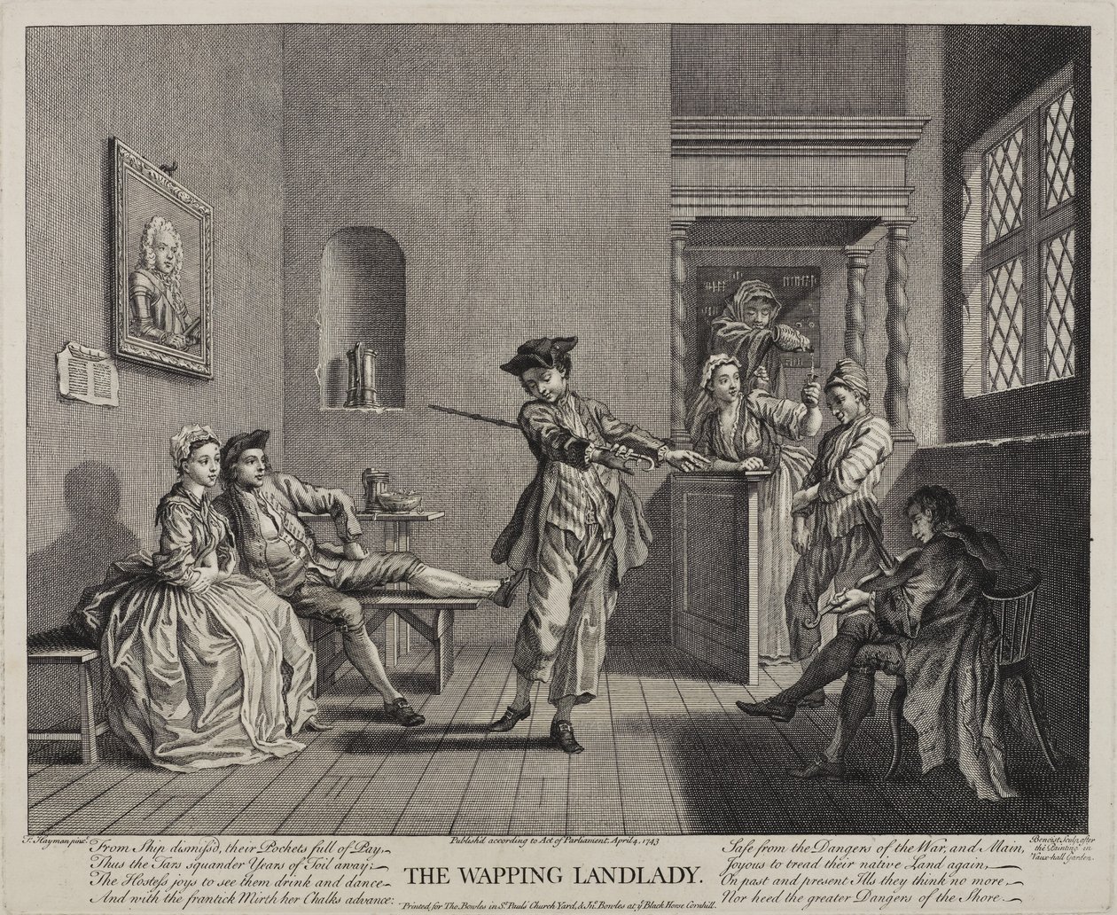 La Casera de Wapping de Francis Hayman
