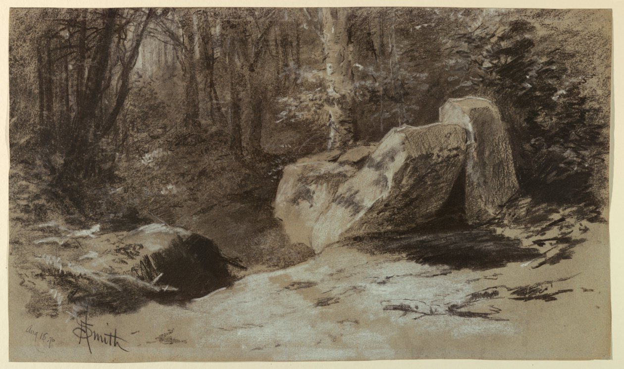 Rocas en el bosque de Francis Hopkinson Smith
