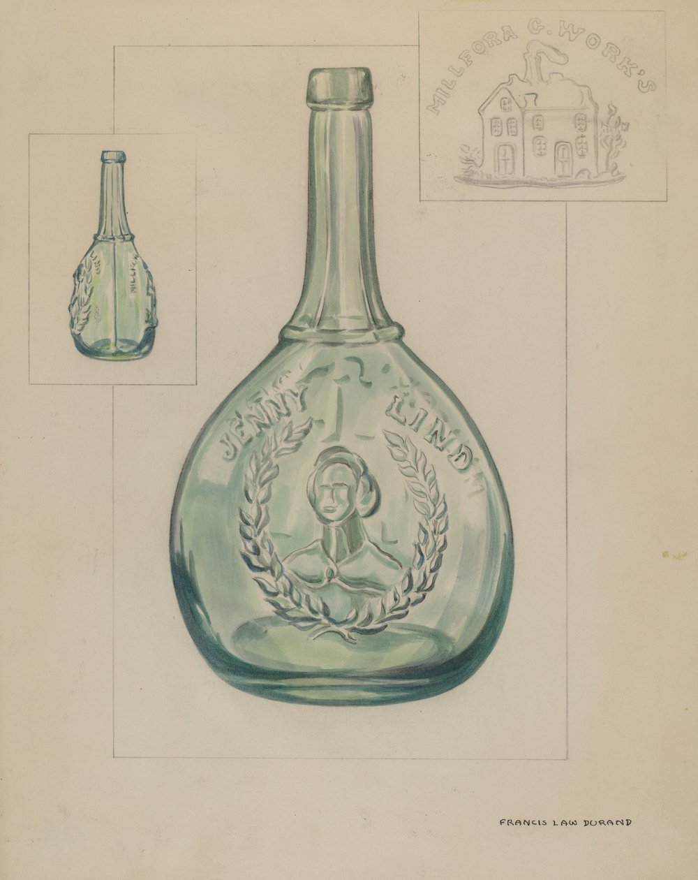 Botella de Francis Law Durand