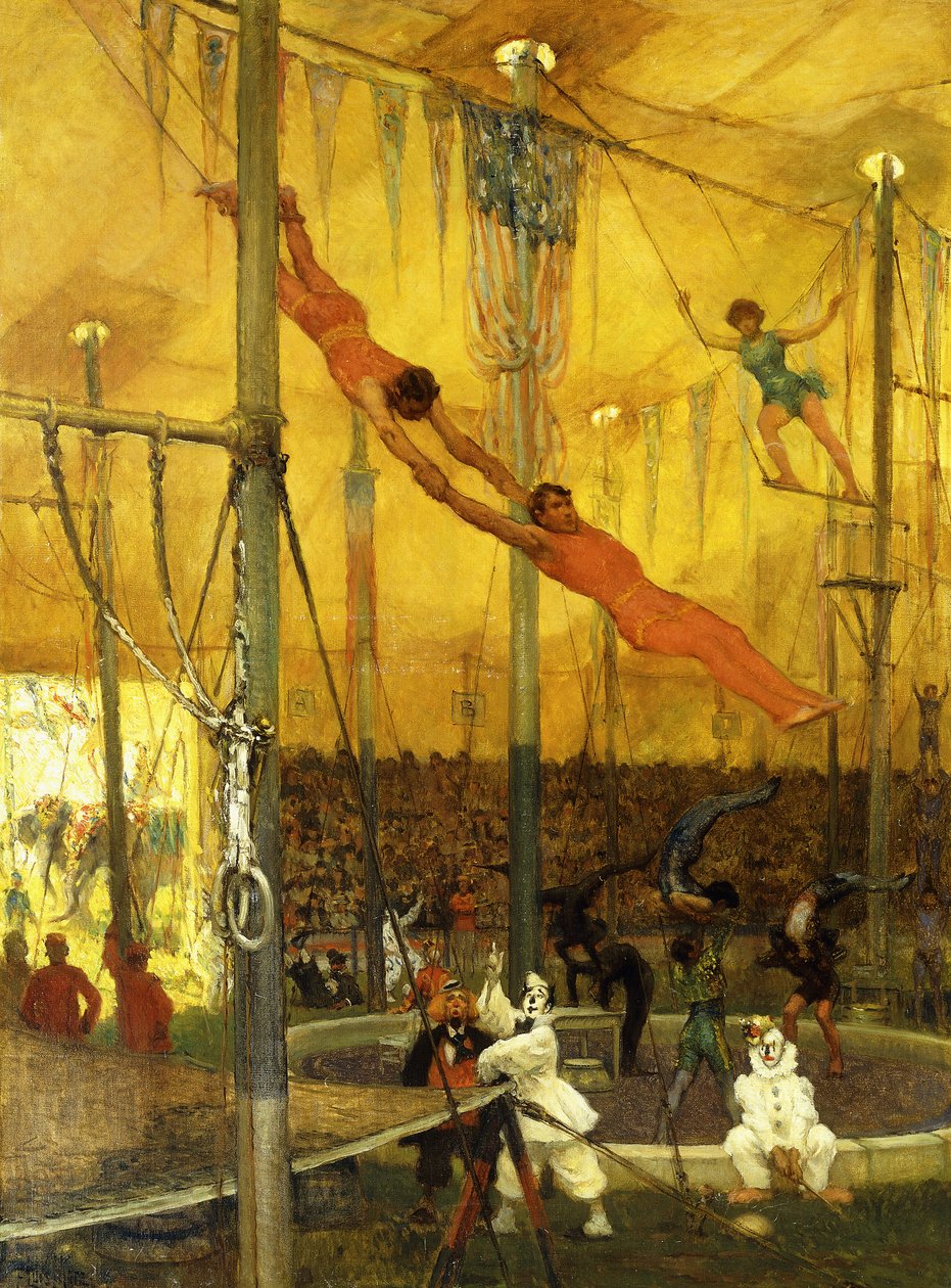 Artistas de trapecio de Francis Luis Mora