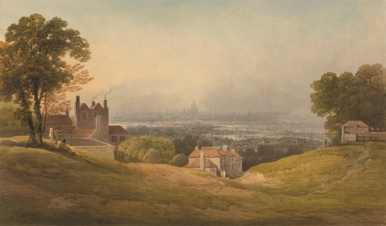 Londres desde Blackheath de Francis Nicholson