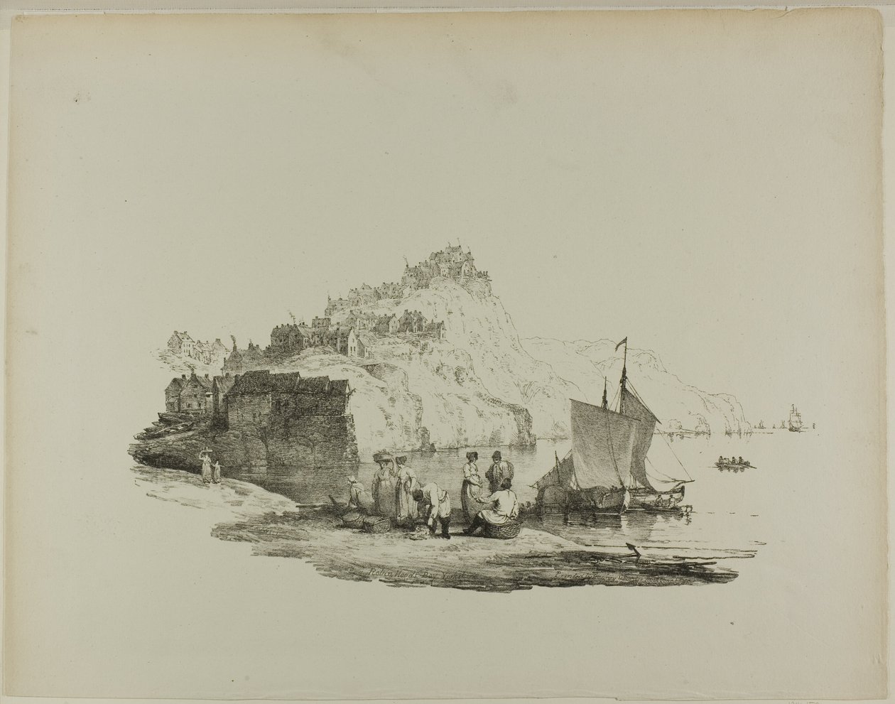 Bahía de Robin Hood, Yorkshire de Francis Nicholson