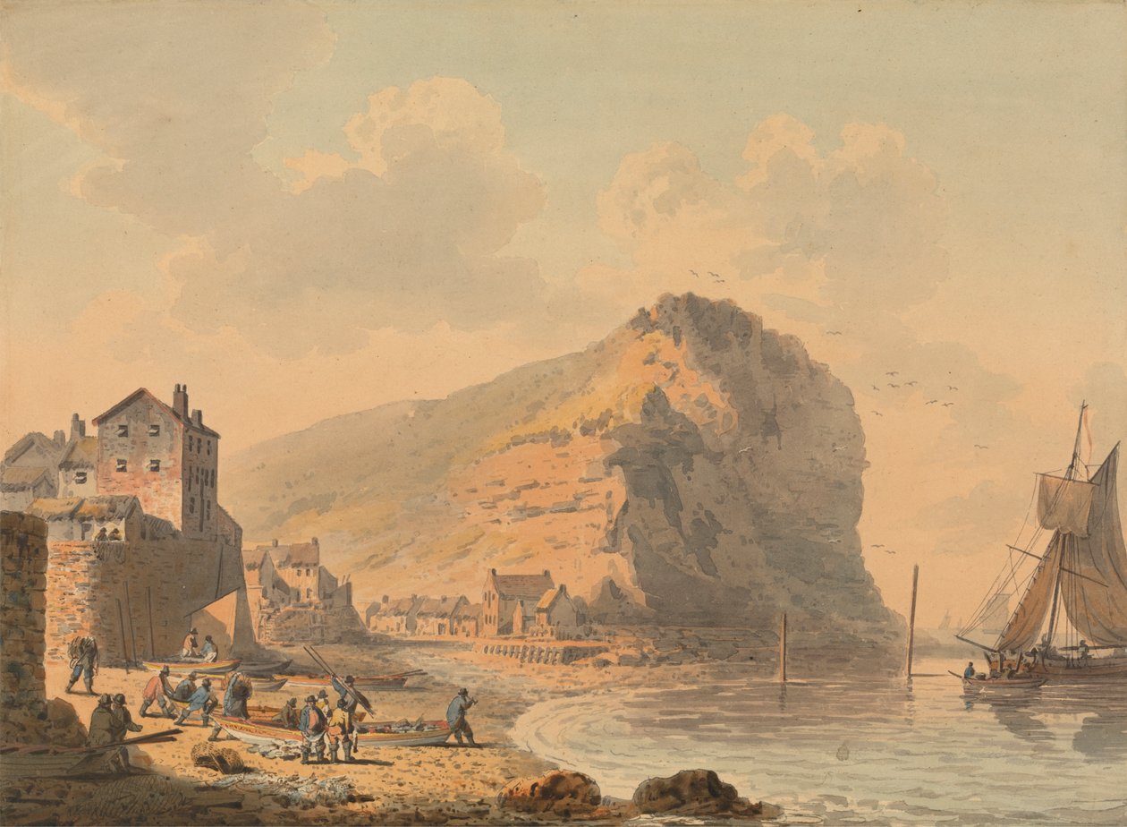 Staithes, Yorkshire de Francis Nicholson