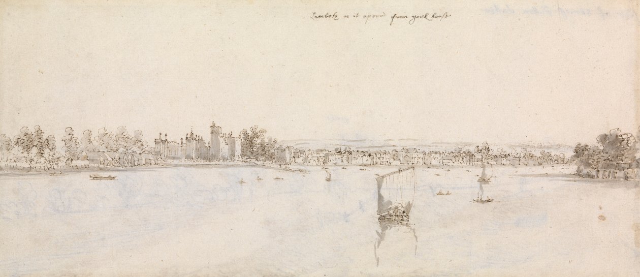 Lambeth desde York House de Francis Place
