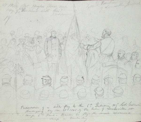Presentando la bandera de Francis Schell
