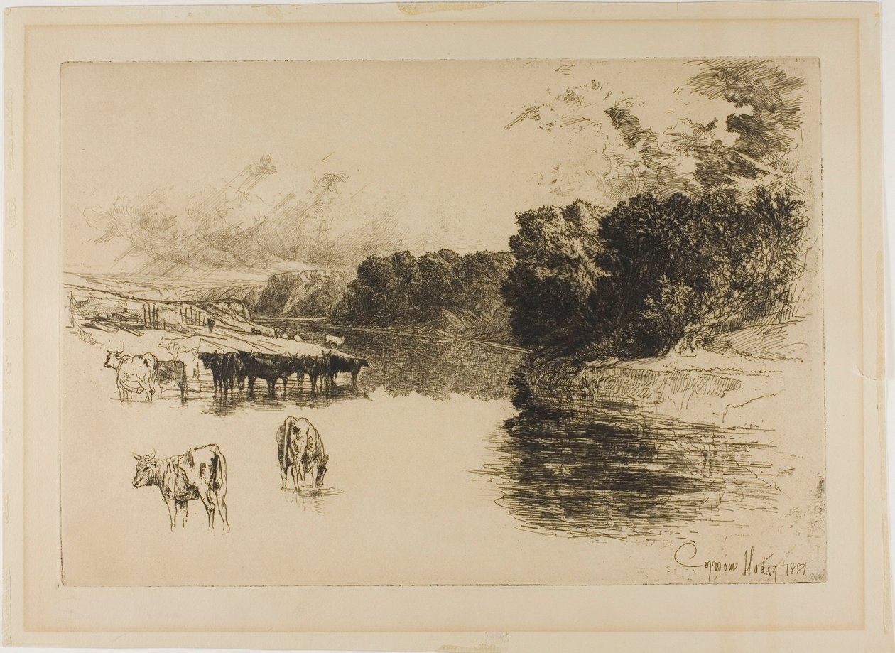 Un río de Lancashire de Francis Seymour Haden