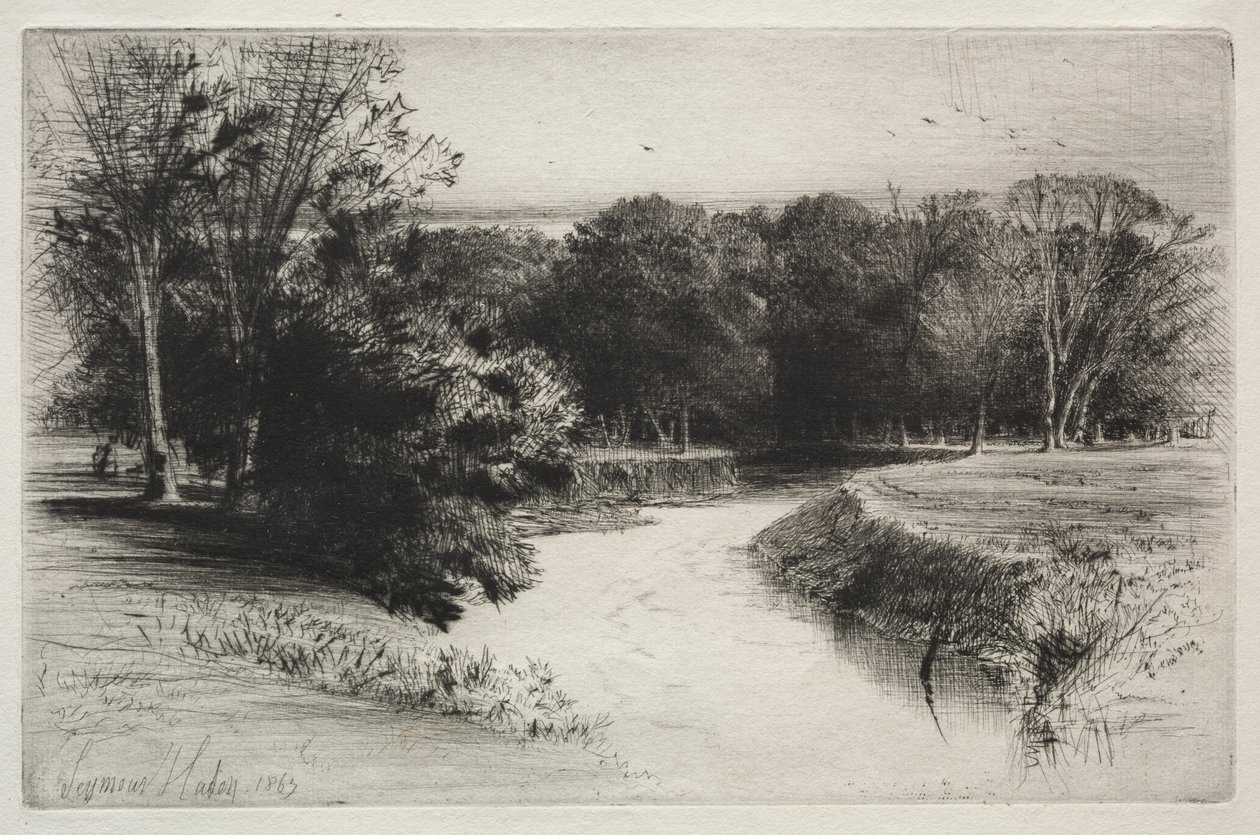 Un atardecer en Irlanda de Francis Seymour Haden