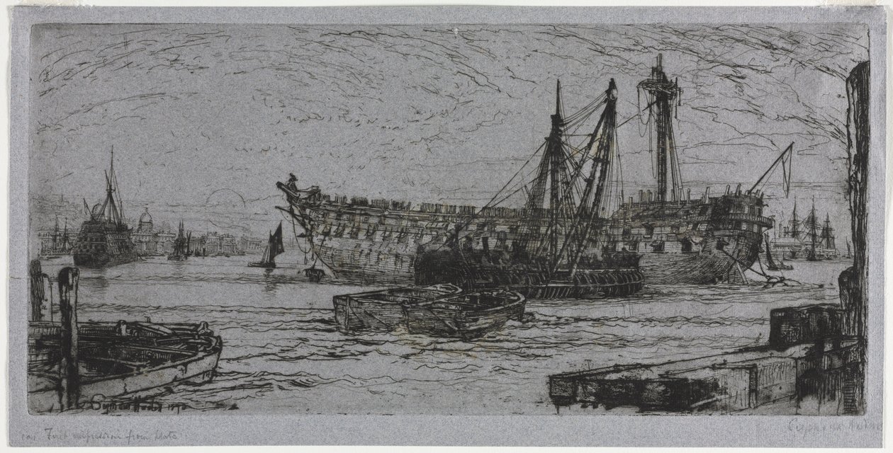 Desmantelamiento del Agamemnon de Francis Seymour Haden