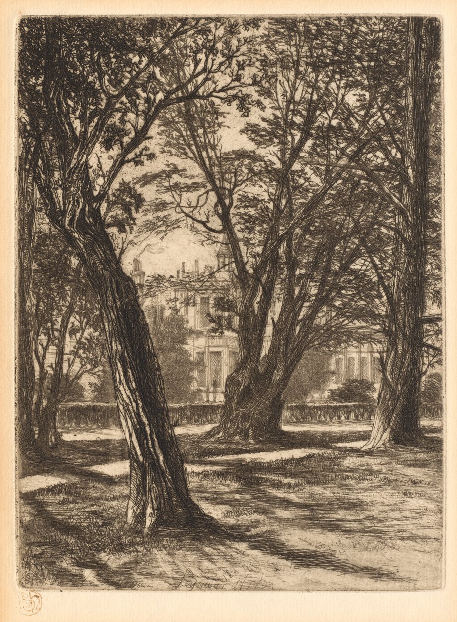 Jardines de Kensington, No. 1 (Plato pequeño) de Francis Seymour Haden