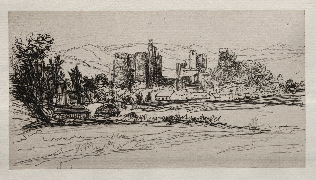 Castillo de Kidwelly de Francis Seymour Haden