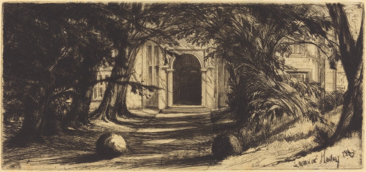 Mytton Hall (Lancashire) de Francis Seymour Haden