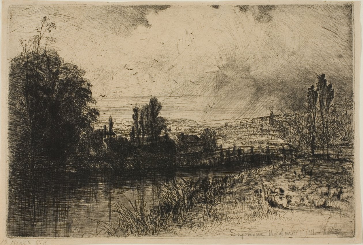 En la prueba de Francis Seymour Haden