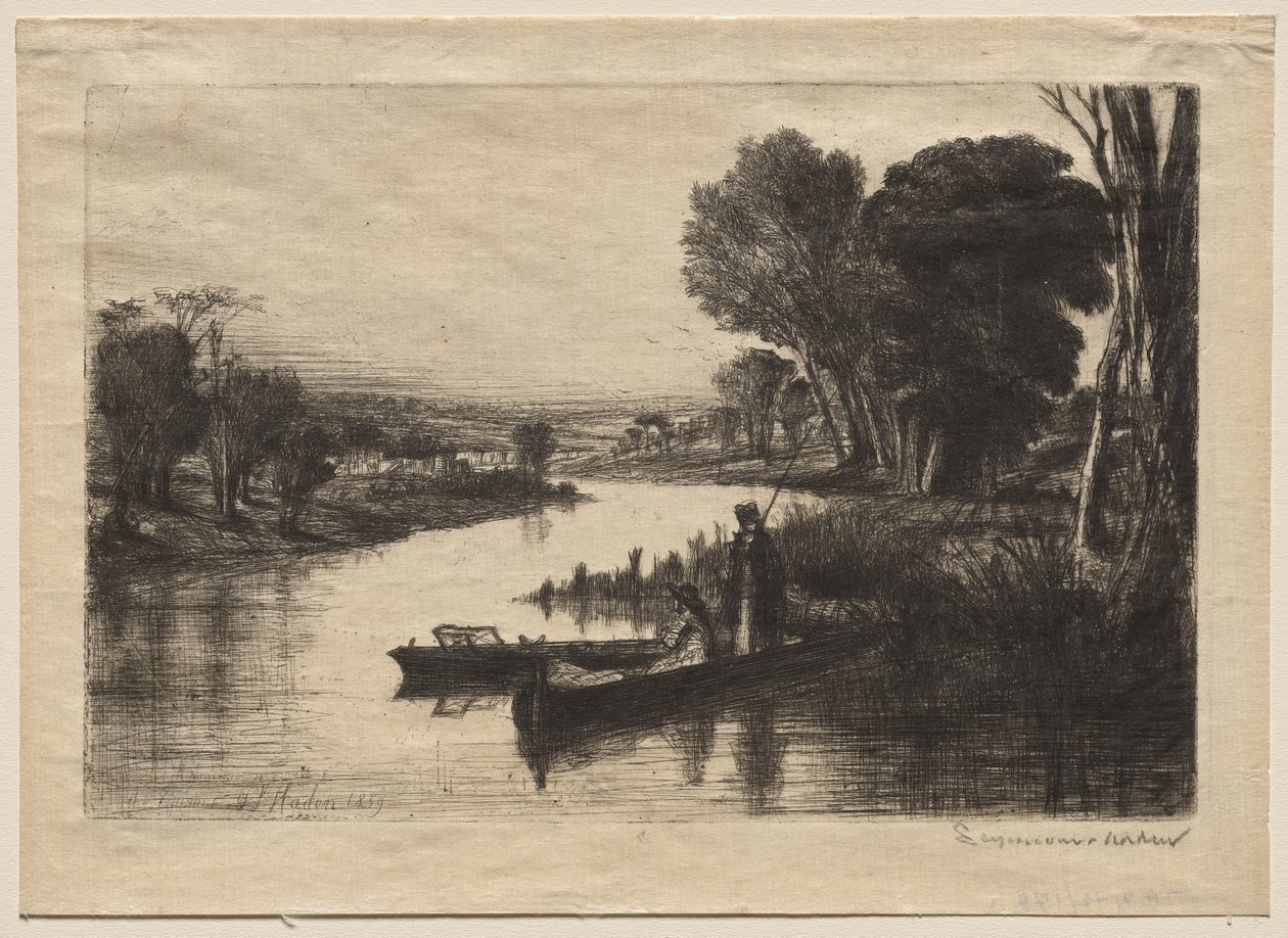 Pescadores del Támesis de Francis Seymour Haden
