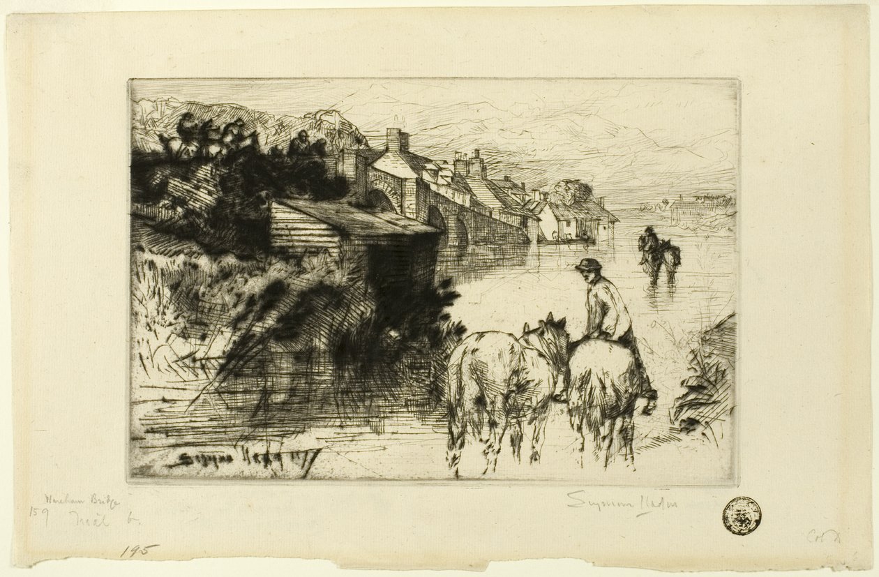 Puente de Wareham de Francis Seymour Haden