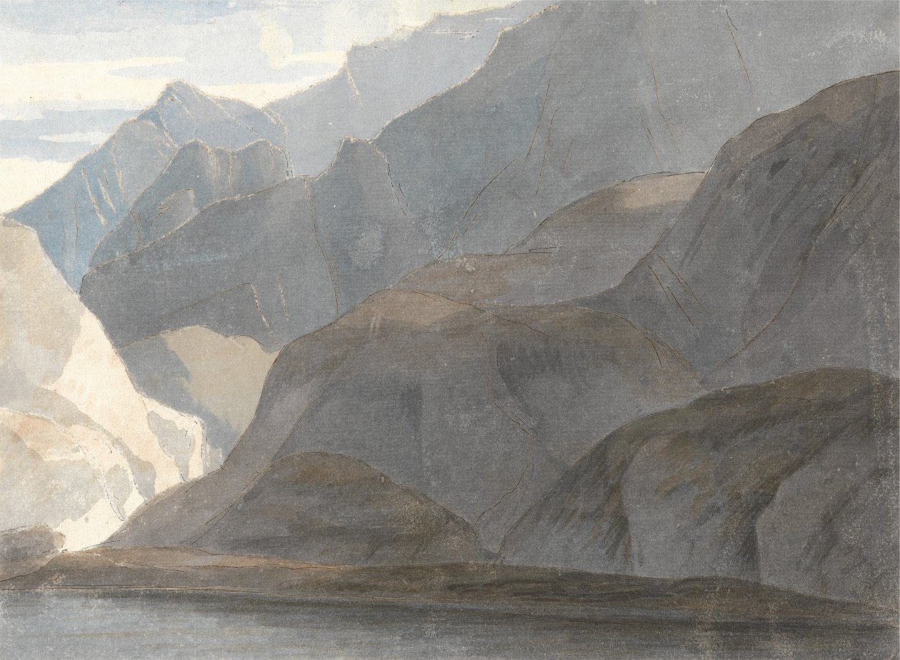 En el Lago Como de Francis Towne