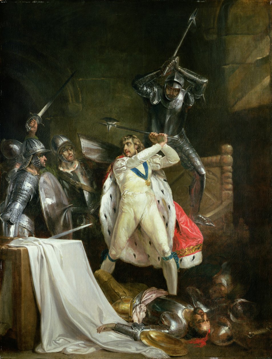 La muerte del rey Ricardo II, c.1792-93 de Francis Wheatley