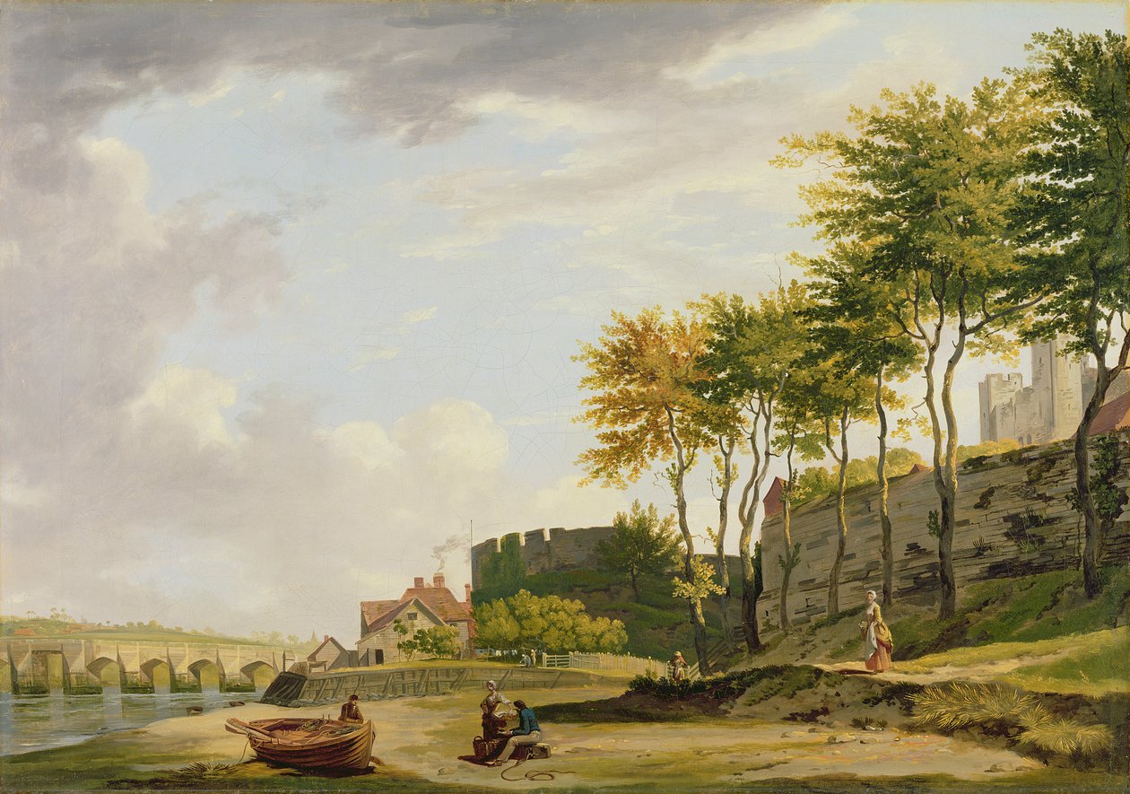 El Medway en Rochester de Francis Wheatley