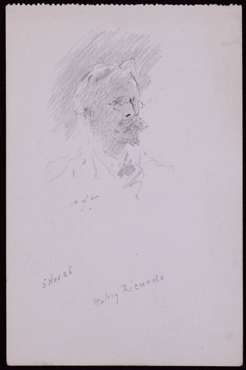 Retrato de Halsey Ricardo de Francis Wilfred Lawson