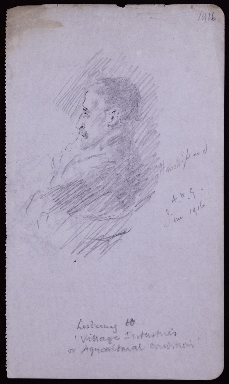 Retrato de Harold Speed de Francis Wilfred Lawson