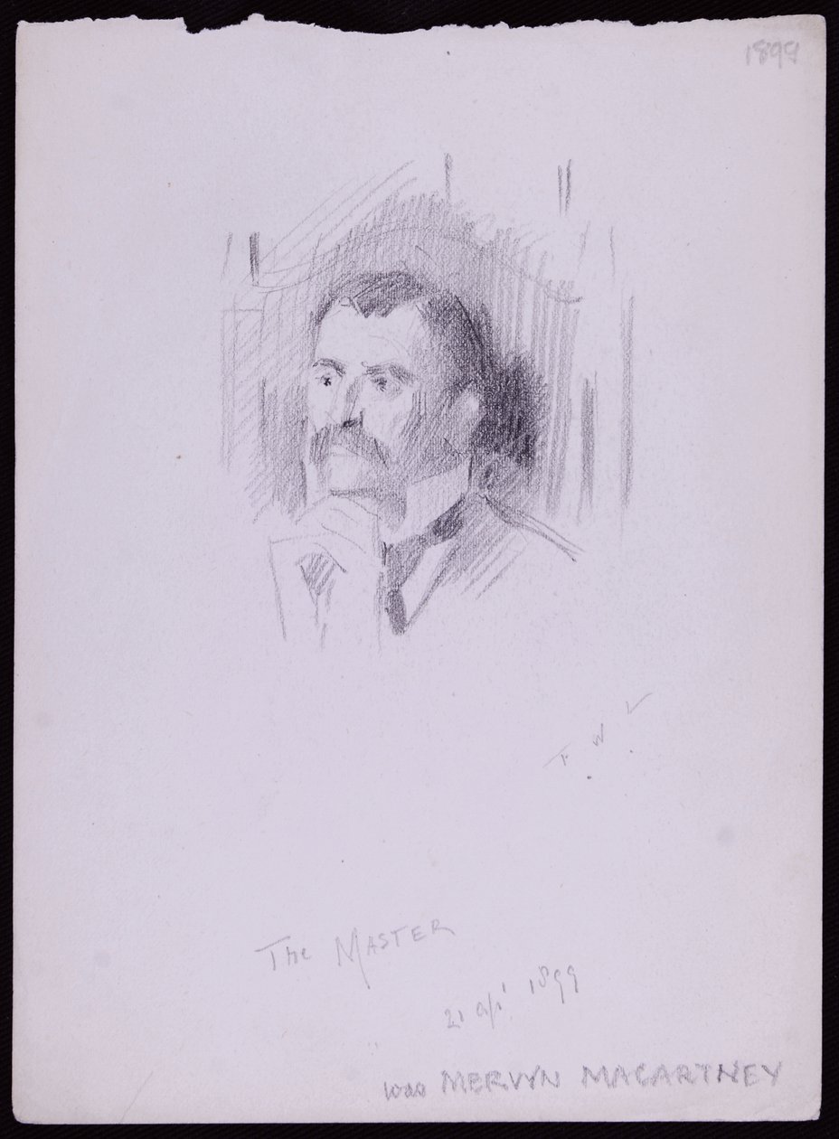 Retrato de Mervyn Macartney de Francis Wilfred Lawson