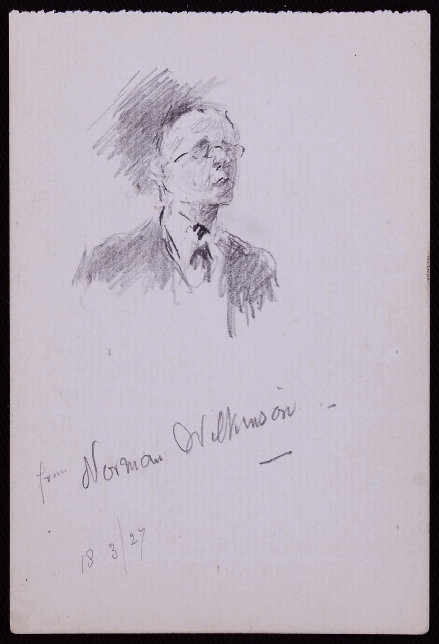 Retrato de Norman Wilkinson de Francis Wilfred Lawson