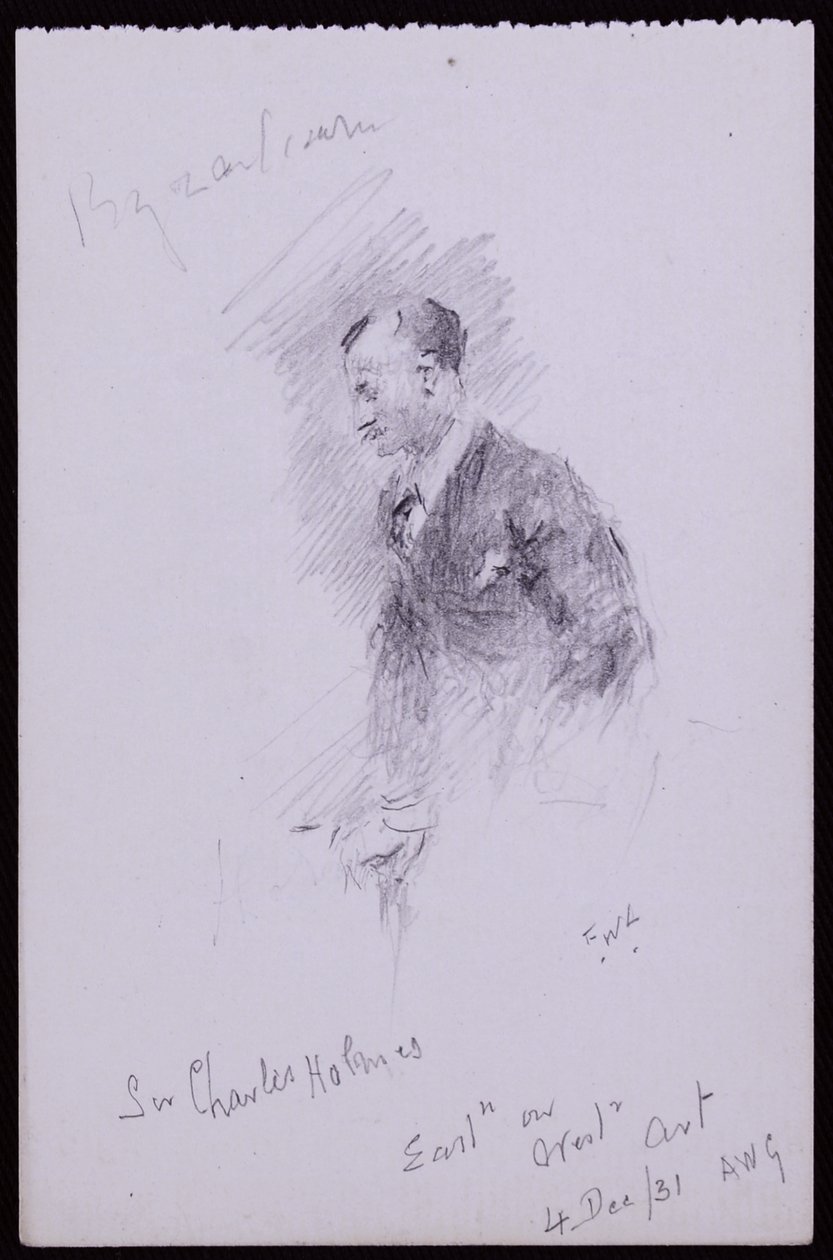 Retrato de Sir Charles Holmes de Francis Wilfred Lawson