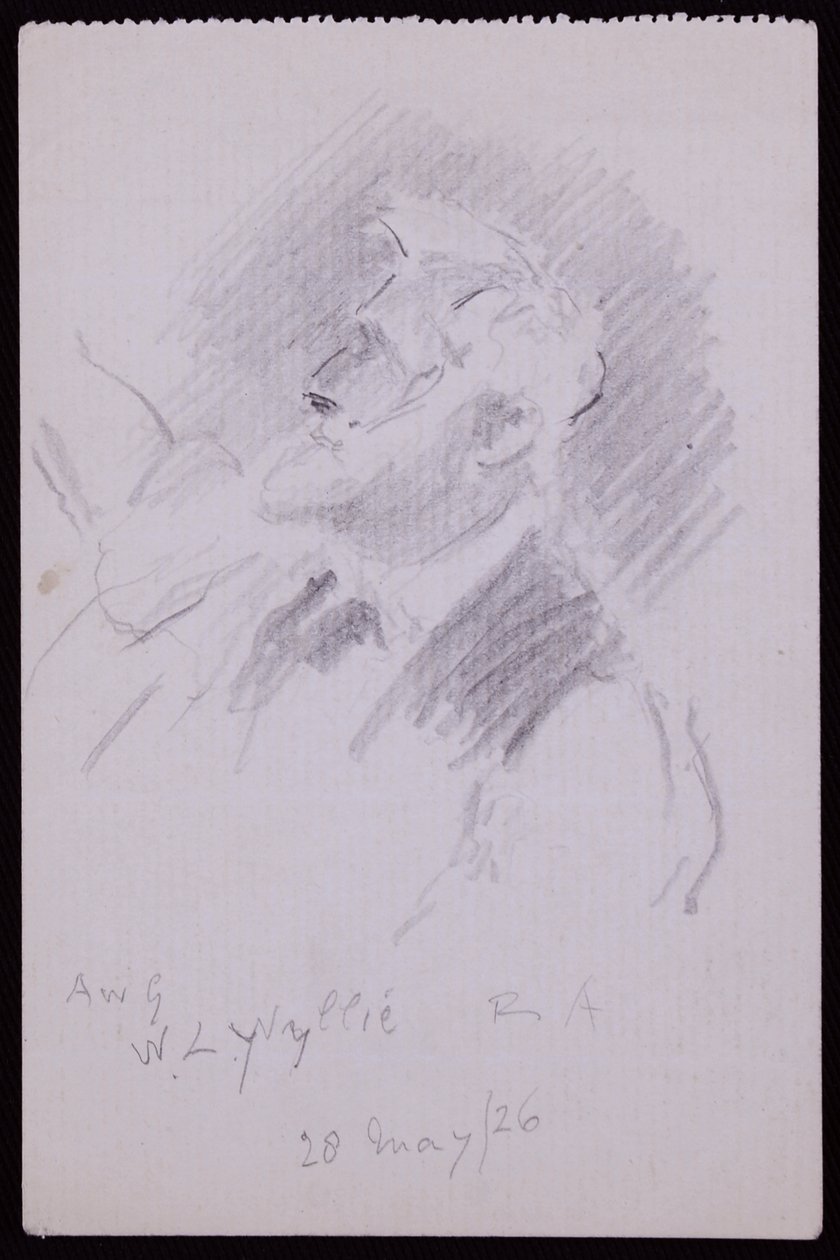 Retrato de WL Wyllie de Francis Wilfred Lawson