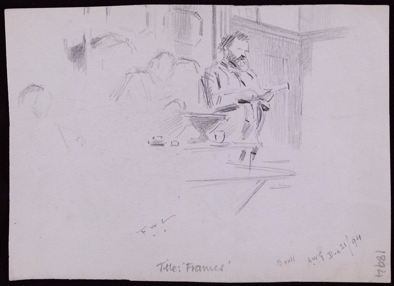 Retrato de William Morris de Francis Wilfred Lawson