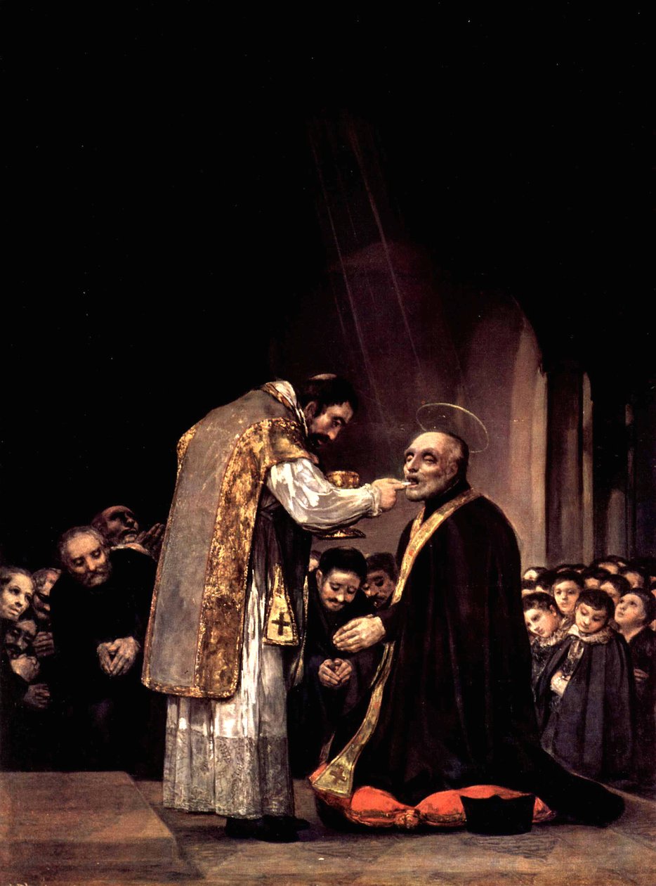 La última comunión de San José de Calasanz de Francisco de Goya