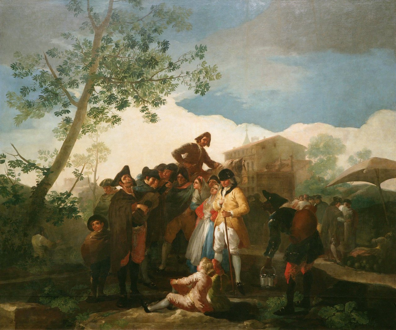 El guitarrista ciego de Francisco de Goya