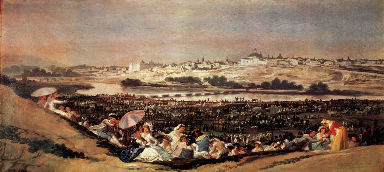 Bocetos para los tapices para la decoración de los palacios reales El Pardo y El Escorial de Francisco de Goya