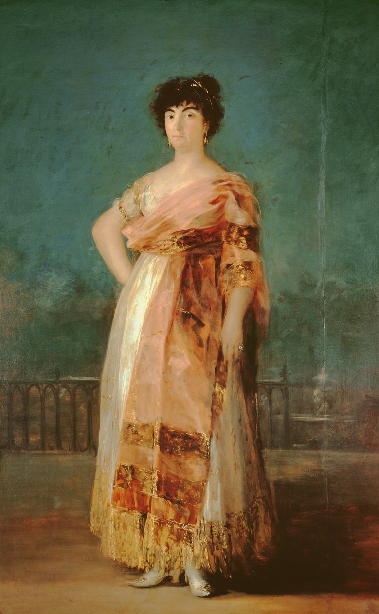 Retrato de La Tirana, María Fernández, c.1792 de Francisco de Goya