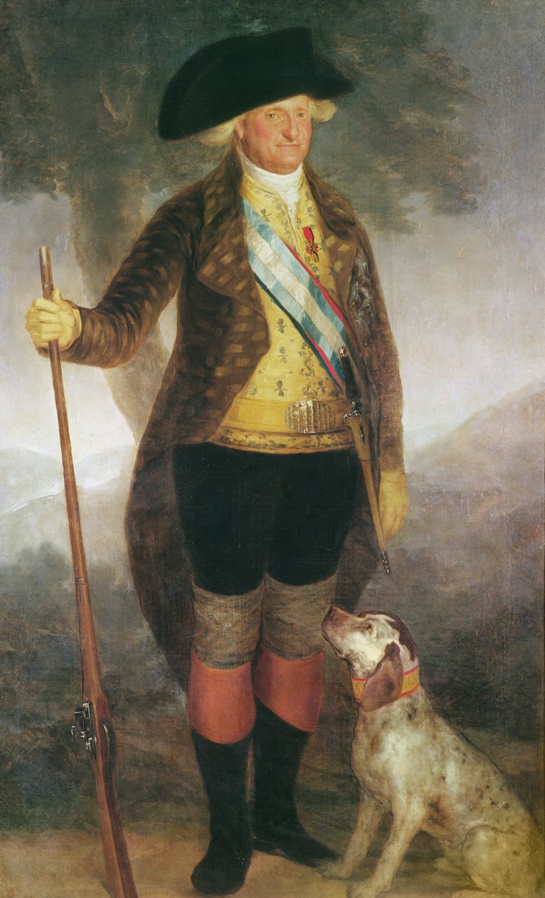 Retrato del Rey Carlos IV de España cazando de Francisco de Goya